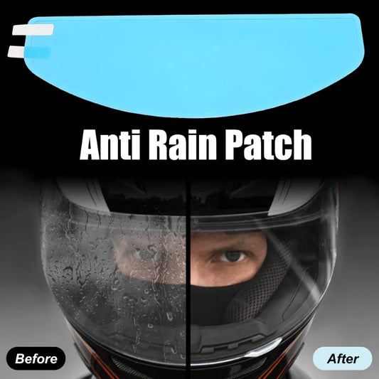 Motorcycle Helmet Clear Anti-Fog Rainproof Film Helmet Lens Durable Nano Coating Sticker Moto Safety Driving Helmet Accessories